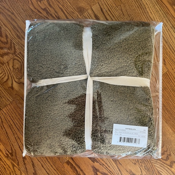 Arhaus Faux Fur Sherpa Throw